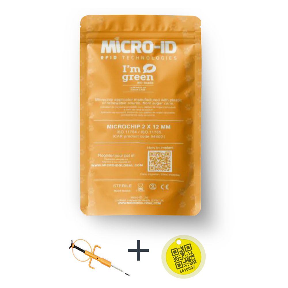 1000 Microchip + QR Kits plus FREE Pallet of Dry Dog Food (Chicken Recipe)